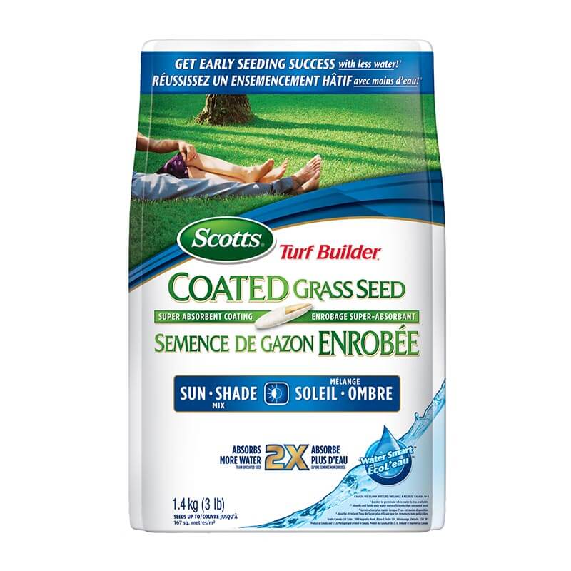 Semence de gazon enrobée