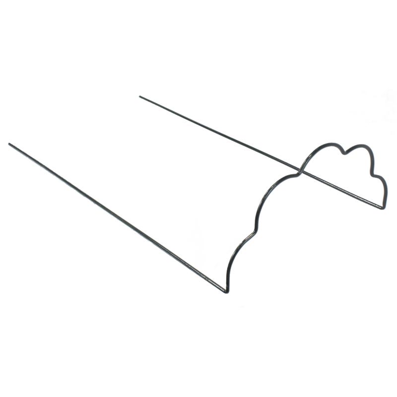 Support pour plantes en demi-cercle ondulé