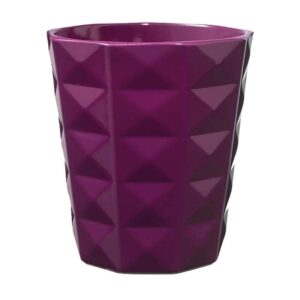 Pot pour orchidées Kyoto framboise lustré