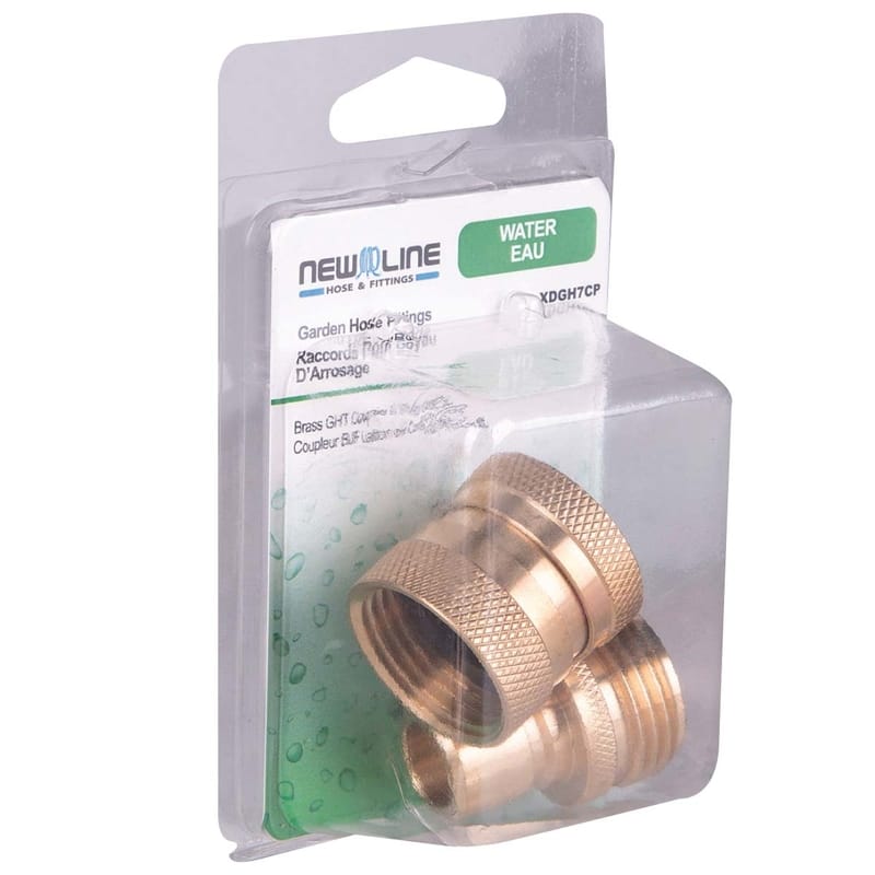 Raccord et fiche de raccord de tuyau d’arrosage en laiton