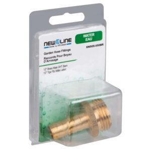 Tige en laiton mâle