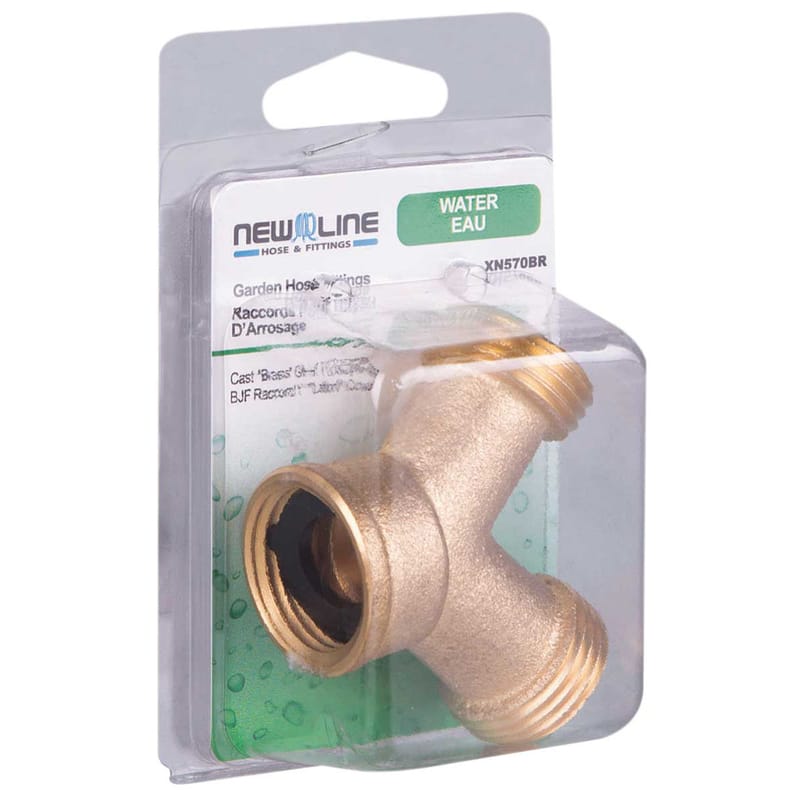 Raccord en Y en laiton