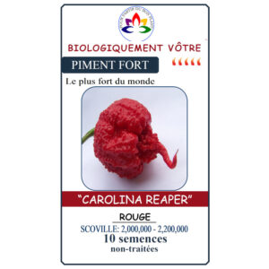 Piment Fort Carolina Reaper Rouge