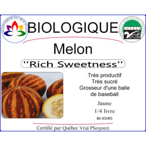 Plant de melon Rich Sweetness