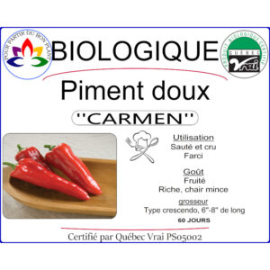 Plant de piment doux Carmen