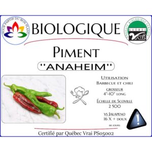 Plant de piment fort Anaheim