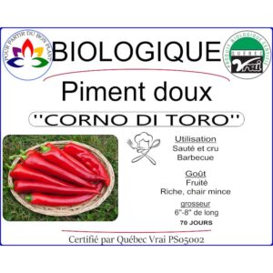 Plant de piment doux Corno Di Toro