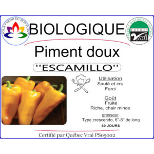 Plant de piment doux Escamillo