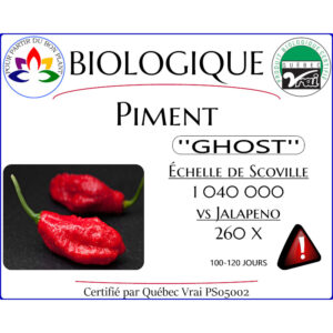 Plant de piment fort Ghost Rouge
