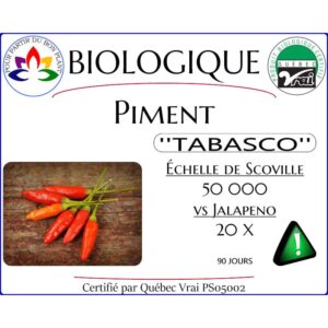 Plant de piment fort Tabasco