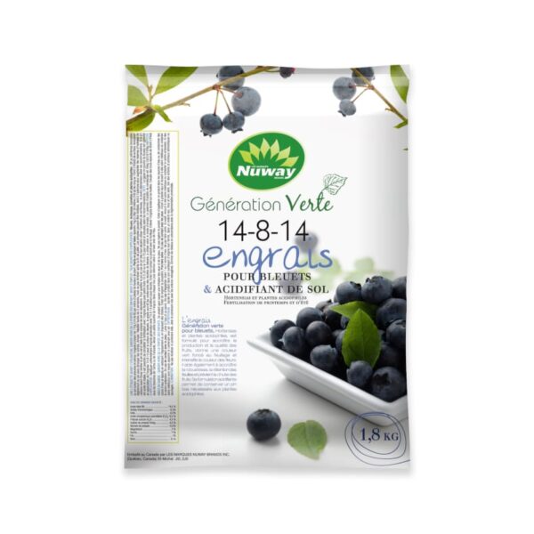nuway engrais bleuet acidophile blueberry fertilizer