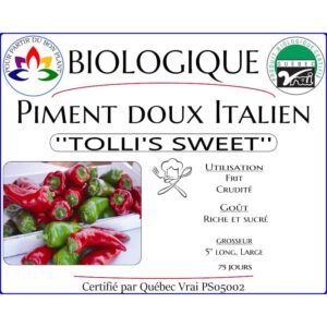 piment doux tollis sweet